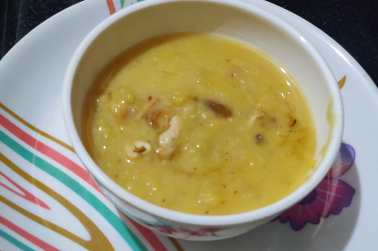 Jackfruit Payasam / Kheer {Halasina hannu payasa} [Hesaru bele payasa]