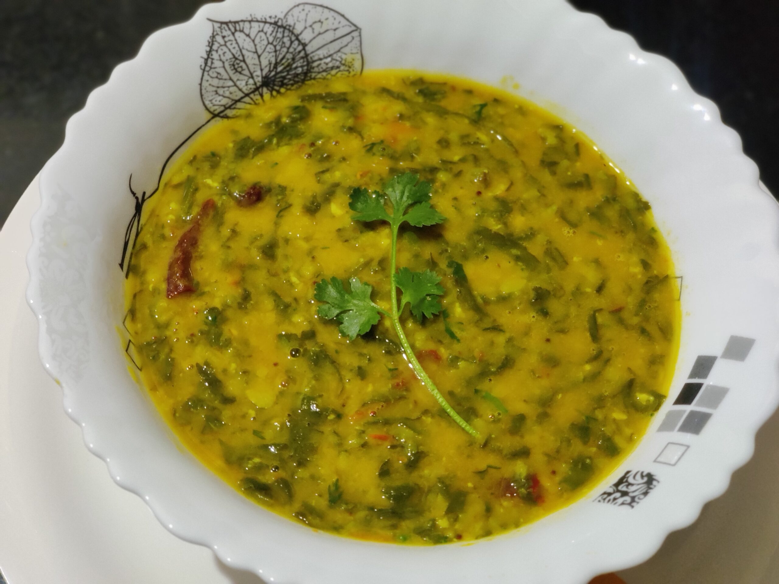 Palak dal | Palak tove | Pappu | Spinach dal - Bhojanashale
