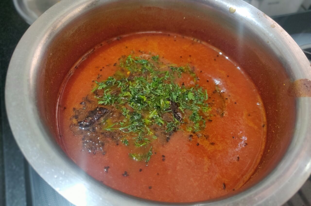 Tomato Rasam | Tomato Saar | Rasam without lentils | Quick Rasam